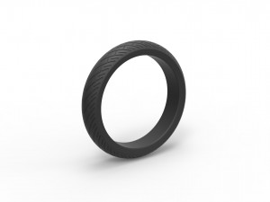 Chopper front tire scale 1 to 10 Modello di stampa 3D