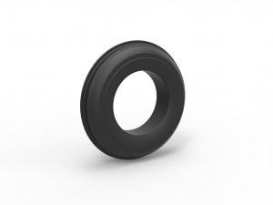 Dune buggy front tire scale 1 to 10 3D Print Model