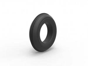 Dune buggy front tire scale 1 to 10 3D Print Model