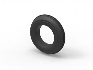 Dune buggy front tire scale 1 to 10 3D Print Model