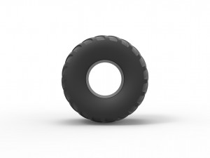 Monster truck tire scale 1 to 25 3D Принт Модель