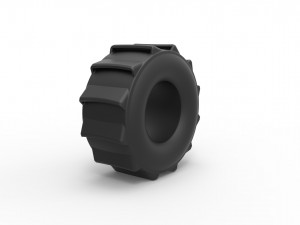 Mud dragster tire scale 1 to 25 Modèles 3D en vedette
