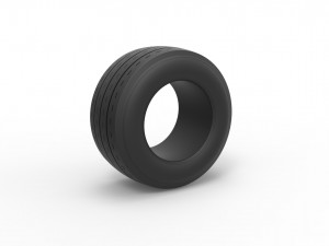 Race tire scale 1 to 10 Modelo de impresión 3D
