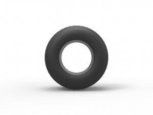 Race tire 2 scale 1 to 10 3D Print Model