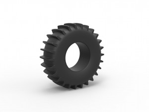 Sherp tire scale 1 to 25 3D Принт Модель