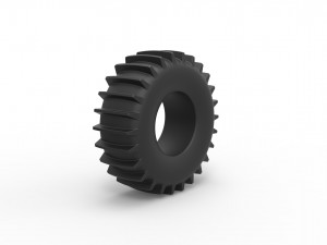 Sherp tire scale 1 to 25 3D 打印模型
