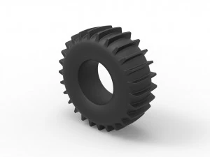Sherp tire scale 1 to 25 3D Print Model