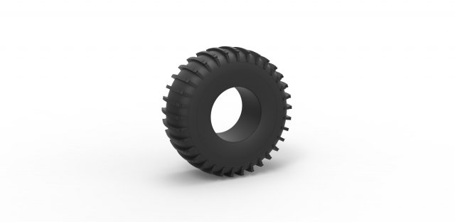 Trom tire scale 1 to 25 3D 프린트 모델 .c4d .max .obj .3ds .fbx .stl .blend 