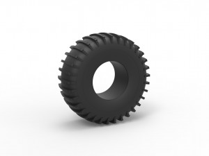 Trom tire scale 1 to 25 Modelo de impresión 3D