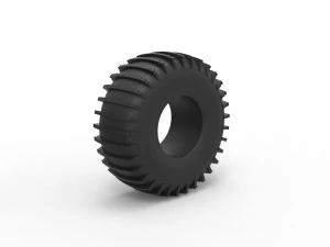 Trom tire scale 1 to 25 3D Print Model