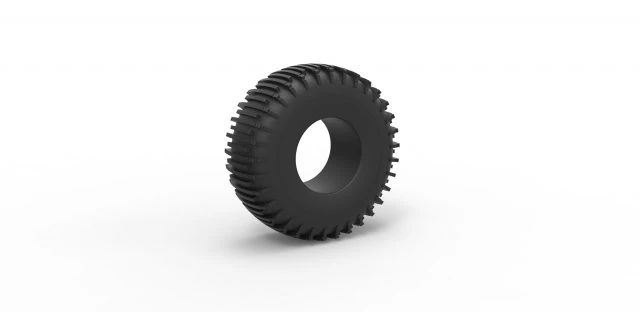 Trom tire 2 scale 1 to 25 3D Print Model .c4d .max .obj .3ds .fbx .stl .blend 