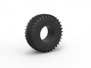 Trom tire 2 scale 1 to 25 3D Print Model