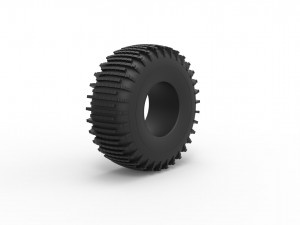 Trom tire 3 scale 1 to 25 3D 打印模型