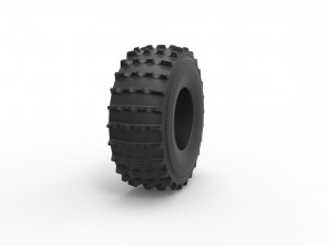 Sherp tire 2 scale 1 to 25 3D Baskı Modeli