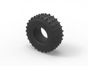 Sherp tire 2 scale 1 to 25 3D Baskı Modeli