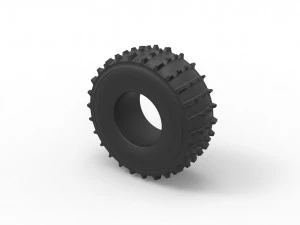 Pneumatico Sherp 2 scala da 1 a 25 Modello di stampa 3D