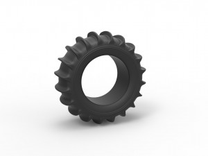 Dune buggy rear tire scale 1 to 10 3Dプリントモデル
