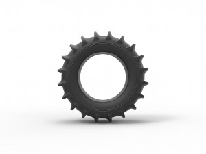 Dune buggy rear tire scale 1 to 10 3Dプリントモデル