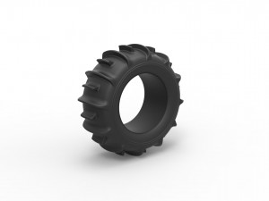 Dune buggy rear tire 2 scale 1 to 10 3D Принт Модель