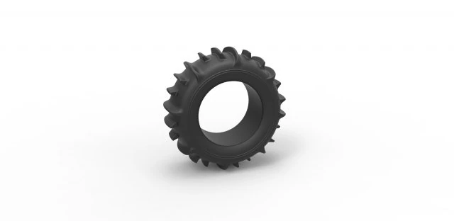 Dune buggy rear tire 3 scale 1 to 10 3D Print Model .c4d .max .obj .3ds .fbx .stl .blend 