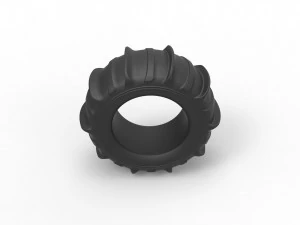 Dune buggy rear tire 4 scale 1 to 10 3D Print Model
