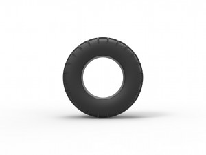 Dune buggy rear tire 5 scale 1 to 10 3D Print Model