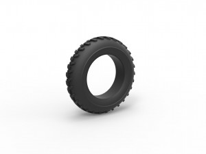 Dune buggy front tire 2 scale 1 to 10 Modèles 3D en vedette