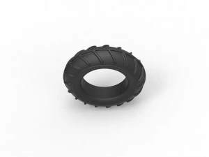 Neum&aacute;tico delantero mud dragster escala 1 al 10 Modelo de impresión 3D