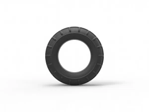 Mud dragster front tire 2 scale 1 to 10 3D Print Model