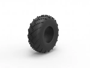 Escala de neum&aacute;ticos de baja presi&oacute;n del 1 al 25 Modelo de impresión 3D