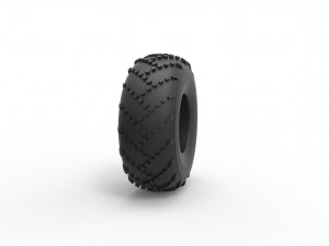 Low pressure tire scale 1 to 25 Model do druku 3D