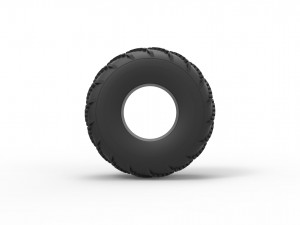 Low pressure tire scale 1 to 25 Model do druku 3D
