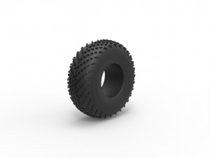 Low pressure tire 2 scale 1 to 25 3D Print Model