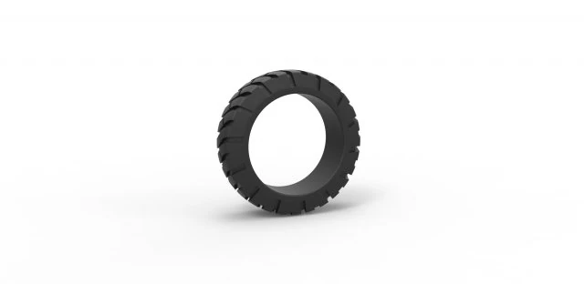 Offroad tire scale 1 to 25 3D Print Model .c4d .max .obj .3ds .fbx .stl .blend 