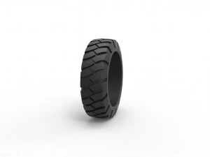 Offroad tire scale 1 to 25 3D Print Model