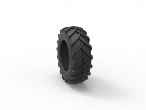 Offroad tire 2 scale 1 to 25 Model do druku 3D