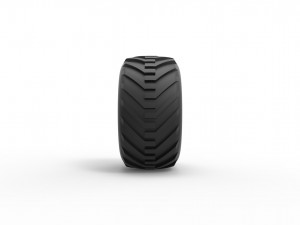 Offroad tire 3 scale 1 to 25 3D Print Model