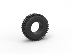 Offroad tire 7 scale 1 to 25 3D 프린트 모델