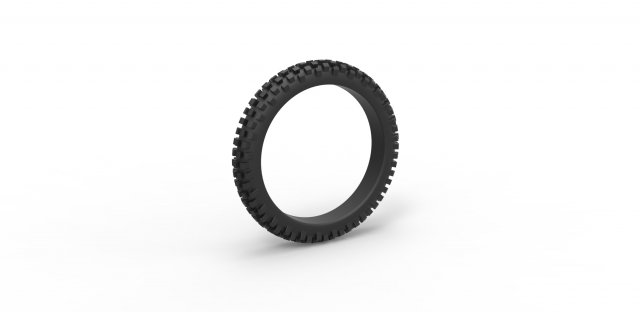 Offroad tire 8 scale 1 to 10 3D 打印模型 .c4d .max .obj .3ds .fbx .stl .blend