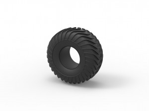 Offroad tire 10 scale 1 to 10 3D प्रिंट मॉडल