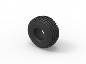 Offroad tire 11 scale 1 to 10 Modelo de Impressão 3D