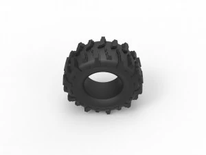 Offroad tire 12 scale 1 to 25 3D Print Model