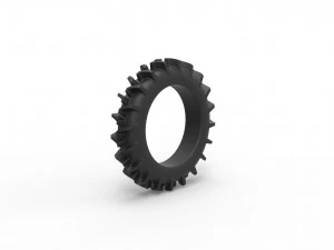 Offroad tire 13 scale 1 to 25 3D Print Model