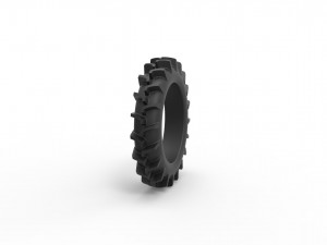 Offroad tire 13 scale 1 to 25 Model Cetak 3D