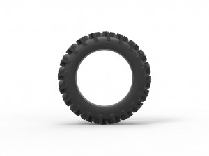 Offroad tire 13 scale 1 to 25 Model Cetak 3D