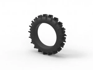 Offroad tire 13 scale 1 to 25 3D Print Model