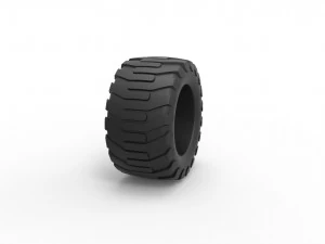 Offroad tire 15 scale 1 to 25 3D Print Model