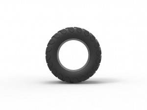Offroad tire 15 scale 1 to 25 Model do druku 3D