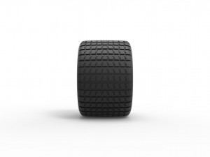 Offroad tire 16 scale 1 to 10 Model do druku 3D