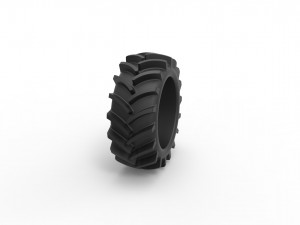 Offroad tire 17 scale 1 to 25 3D Baskı Modeli